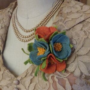 Felt Flower Corsage